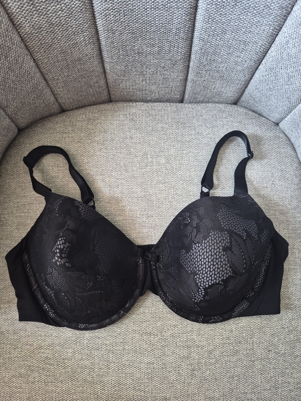 Wonderbra Black Lace Underwire Bra